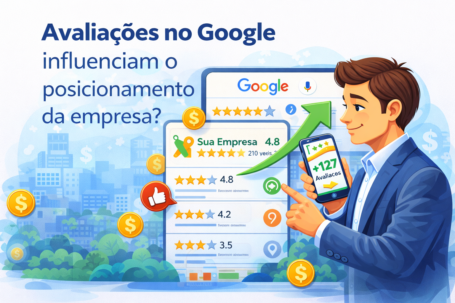 comprar avaliação do Google